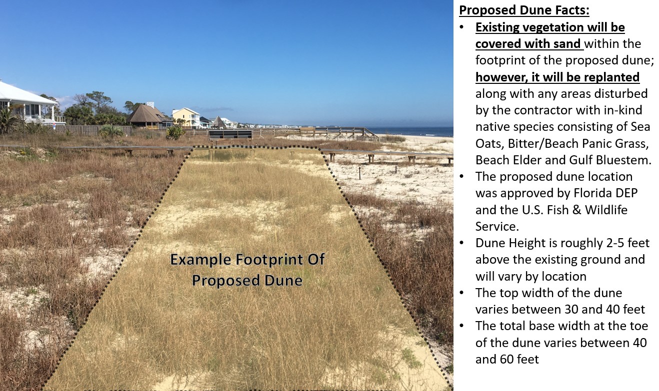 Gulf County FEMA Berm Project - Indian Peninsula Segment | Indian Peninsula, Florida, USA